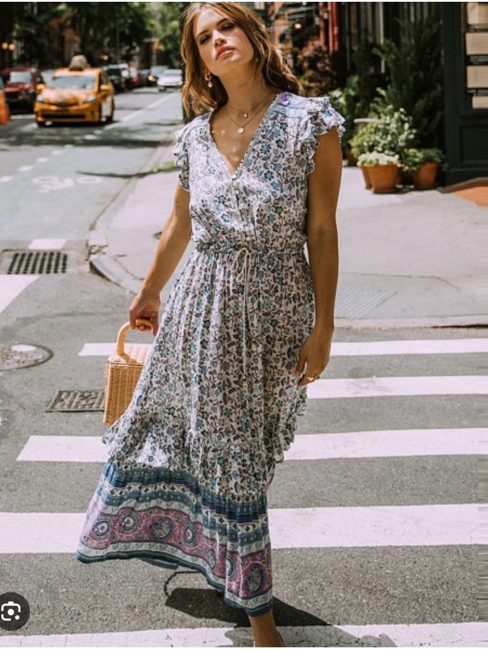 Spell and the gypsy collective dahlia midi dress size small